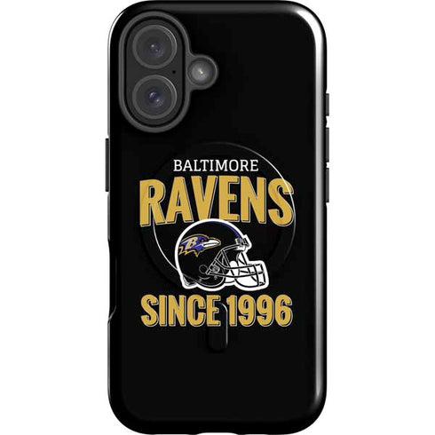 NFL Baltimore Ravens Helmet iPhone 16 Plus Magsafe Impact Case